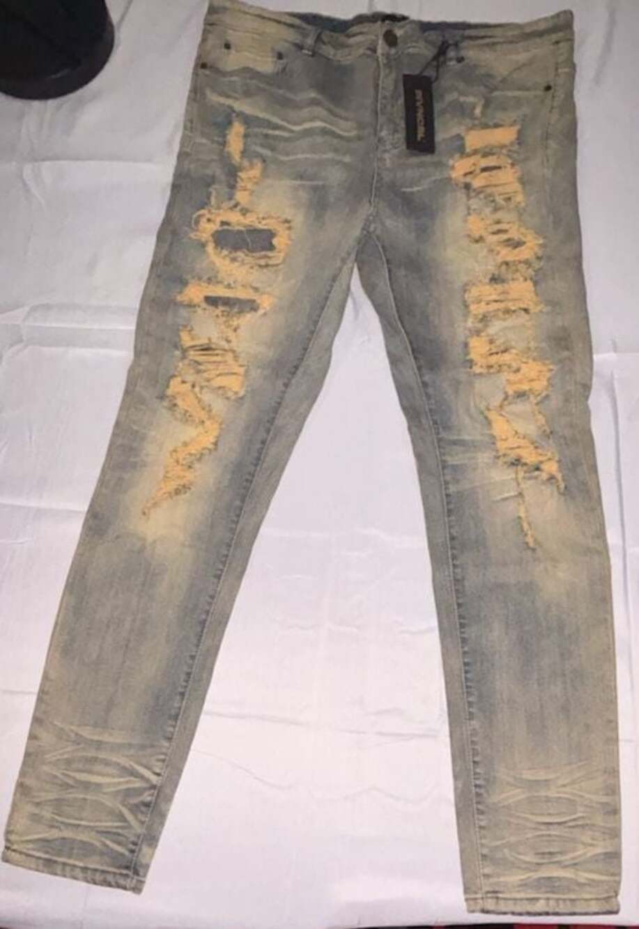 INVNCBL Endure Distressed Slim Fit Denim Jeans